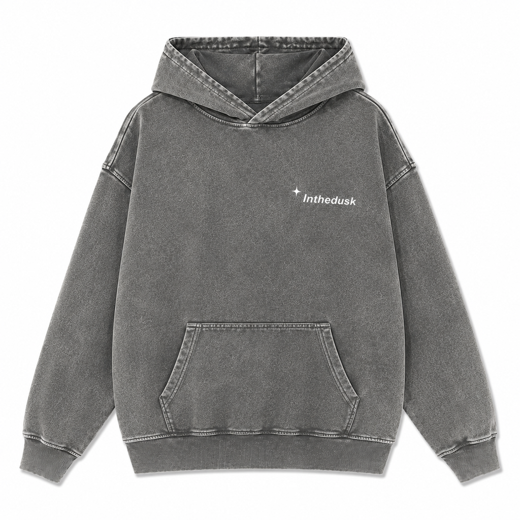 Ahead Of The Curve- Washed Grey Hoodie