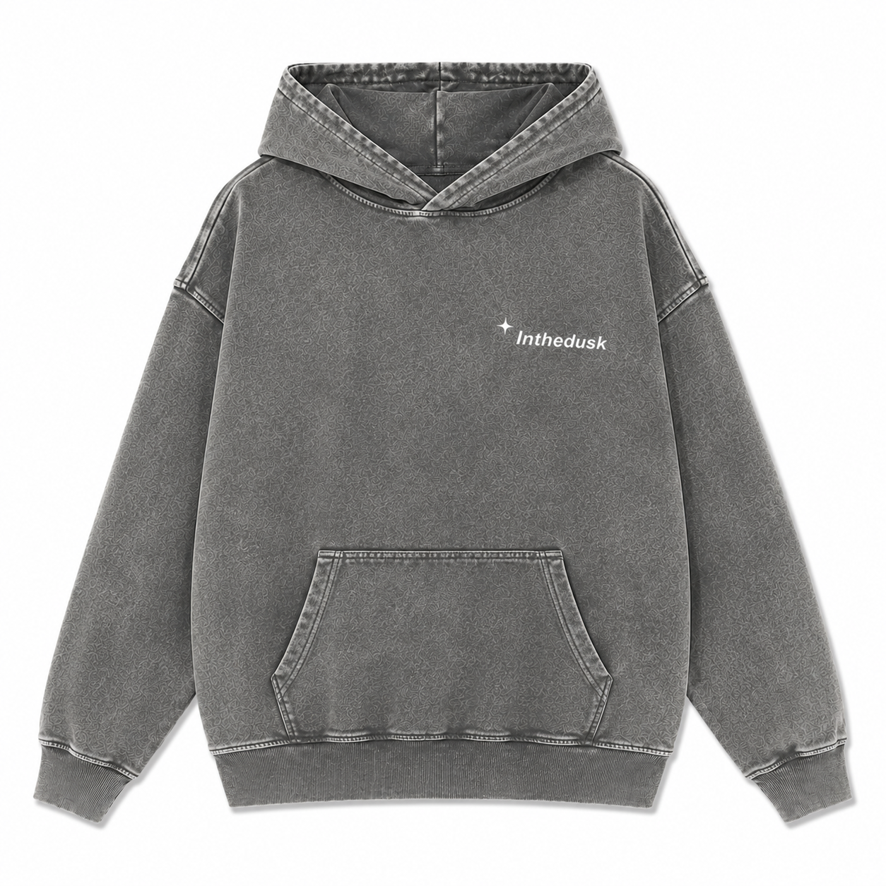 Ahead Of The Curve- Washed Grey Hoodie