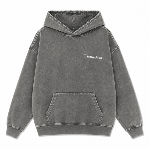 Ahead Of The Curve- Washed Grey Hoodie