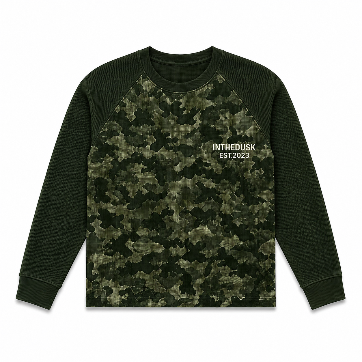 Camo Thermal Tee (Green)