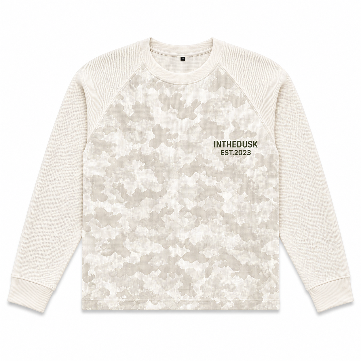 Camo Thermal Tee (Off White)
